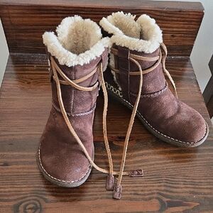UGG Chocolate Brown Shearling Boots